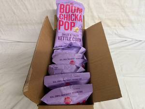 lot 180 image: 6 Bags of Boom Chicka Pop Sweet and Salty Kettle