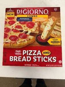 lot 230 image: 2x DiGiorno Hand Tossed Pizza & Bread Sticks