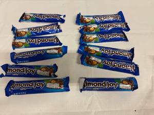 lot 11 image: 12x Almond Joy Candy Bars
