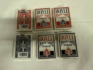 lot 44 image: 6x Hoyle Playing Cards-Poker
