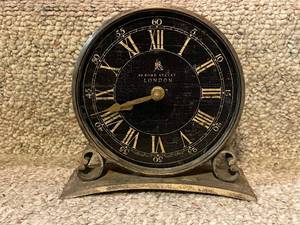 lot 529 image: Antique 49 Bond Street London Table Clock with Roman Numerals