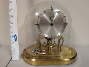 lot 742 image: Vintage Kundo Anniversary Dome Clock with Key