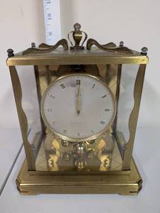 lot 786 image: Vintage German 1000 Day Brass Anniversary Clock