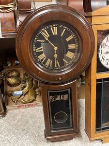 lot 830 image: Collection of 6 Cut Glass Desk Clocks with Roman Numerals