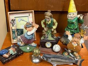lot 524 image: David Frykman Portfolio Golf Figurine Collection