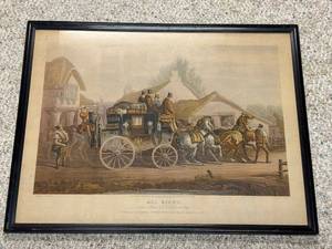lot 633 image: Framed Print All Right After C.C. Henderson Engraved by J. Harris