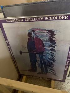 lot 685 image: Scholder Collects Scholder de Saisset Art Gallery Exhibition Poster