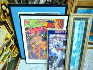 lot 690 image: Framed Art Print and Poster Collection with Assorted Frames