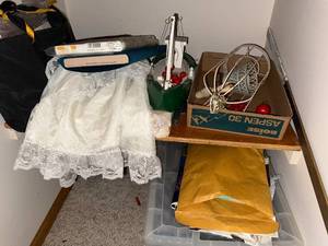 lot 761 image: Assorted Womens Clothing and Fabric Collection