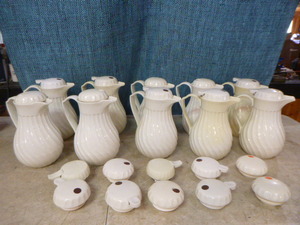 lot 28 image: 10 Coffee Carafes