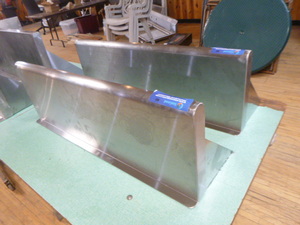 lot 52 image: 2 AM Good Stainless Steel Shelves