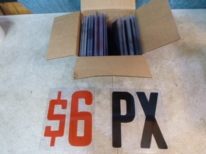 lot 57 image: Box of Signage Letters and Numbers