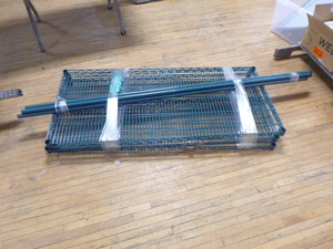 lot 56 image: 4-Tier Wire Shelving