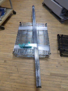lot 60 image: 4-Tier Wire Shelving