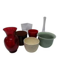 lot 129 image: Assorted Lot of Vases and Planters