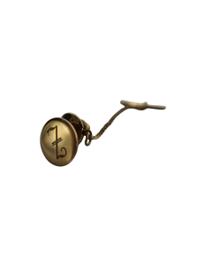 lot 84 image: 14ct Gold Tie Tack with Z Initial