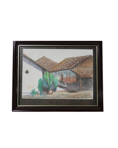 lot 64 image: Lot of Two Framed Drawings by Guintana