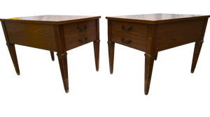 lot 13 image: Pair of Mid-Century Modern Nightstands