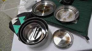 Massive Camping Gear Lot: Sleeping Bags, Cookware, Hammock & More