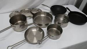 lot 131 image: Assorted Pots, Pans, and Skillets