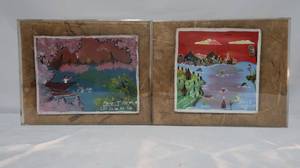 lot 66 image: Lot of Two Small Framed Paintings by Carlos T. Rojas and Julio G.L.