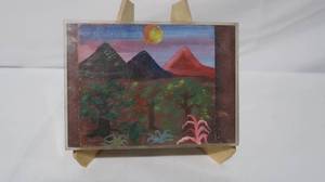lot 56 image: Small Framed Landscape Painting