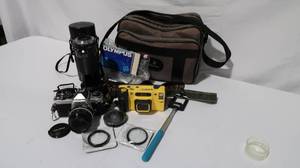 lot 45 image: Vintage Nikon Film Camera & Assorted Camera Equipment Lot