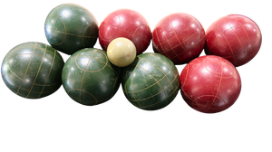 lot 21 image: Vintage Bocce Ball Set with Pallino