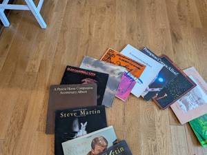 lot 142 image: Large Collectors Lot of Vintage Records, Including Rare Shellac 78s and Foreign-Language Music