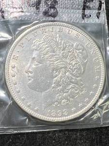 1898 US MORGAN SILVER DOLLAR