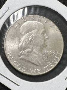 lot 09 image: 1963-D US FRANKLIN HALF DOLLAR