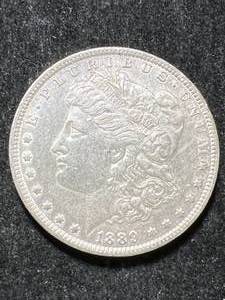 lot 22 image: 1889-O US MORGAN SILVER DOLLAR