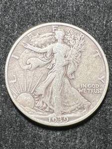 lot 32 image: 1939-D US WALKING LIBERTY HALF DOLLAR