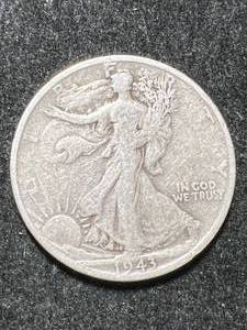 lot 42 image: 1943-S US WALKING LIBERTY HALF DOLLAR