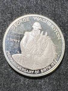 lot 46 image: 1982 US GEORGE WASHINGTON COMMEM HALF DOLLAR