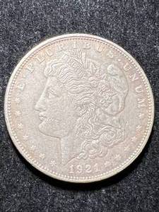 lot 48 image: 1921 US MORGAN SILVER DOLLAR