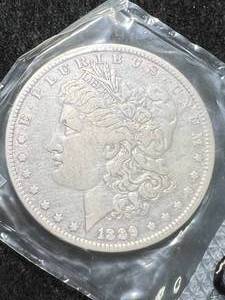 lot 58 image: 1889-O US MORGAN SILVER DOLLAR