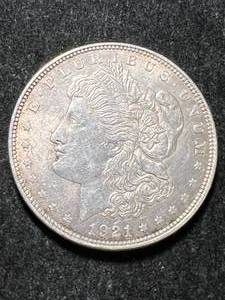 lot 81 image: 1921 US MORGAN SILVER DOLLAR
