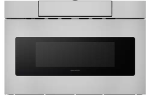 lot 72 image: Sharp 1.2 cu. ft. Microwave Drawer with Concealed Controls #SMD2470ASYG