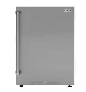 lot 84 image: Koolmore Outdoor Refrigerator with IPX 4 Rating and 3-Glass Shelves, 4.4 cu. ft. #KM-OKS-OFRC-44SS