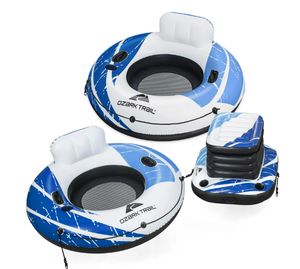 lot 407 image: Ozark Trail Rapid Rider River Tube and Inflatable Cooler Combo