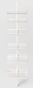 lot 435 image: Over the Door Storage Rack with Mesh Baskets - Brightroom