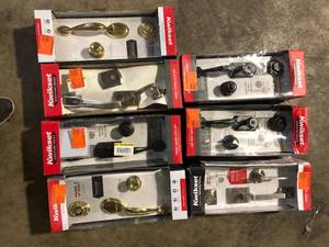 lot 9 image: Lot of Assorted  Door Handles Various Models and Conditions  Customer Returns See Pictures