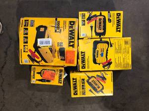 lot 14 image: Lot of Assorted Dewalt Portable Power Stations  Various Models and Conditions  Customer Returns See Pictures