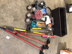 lot 26 image: Lot of Assorted Outdoor Tools and Hardware Various Models and Conditions  Customer Returns See Pictures