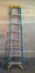 lot 104 image: Werner Metal Ladder