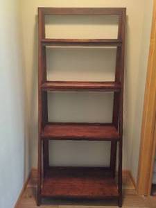 lot 12 image: Wooden Ladder Shelf