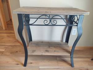 lot 36 image: WoodMetal Sofa Table