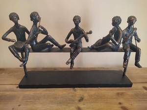 lot 51 image: Deco Band Sculpture