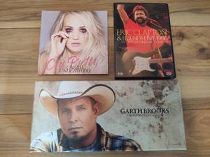 lot 60 image: Carrie Underwood, Garth Brooks & Eric Clapton Cds